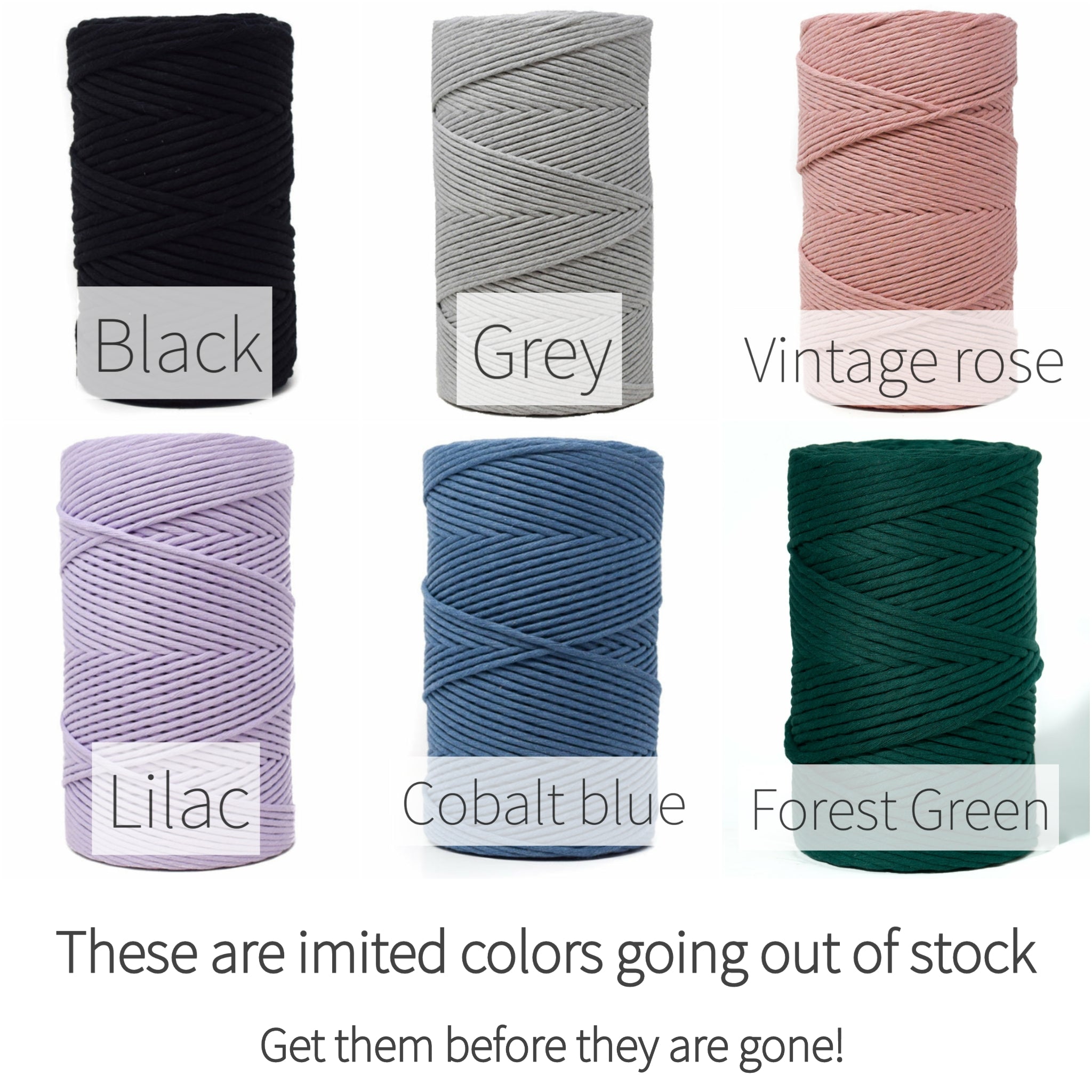18 inch Macrame wall hangings. 18 color choices. Made to order.